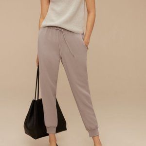 Beige Wilfred Fancy Joggers